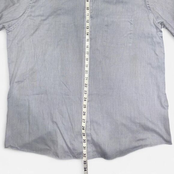 Grey Wrinkle Free Long Sleeve Button Up Dress Shirt from Arrow - Picture 5 of 6